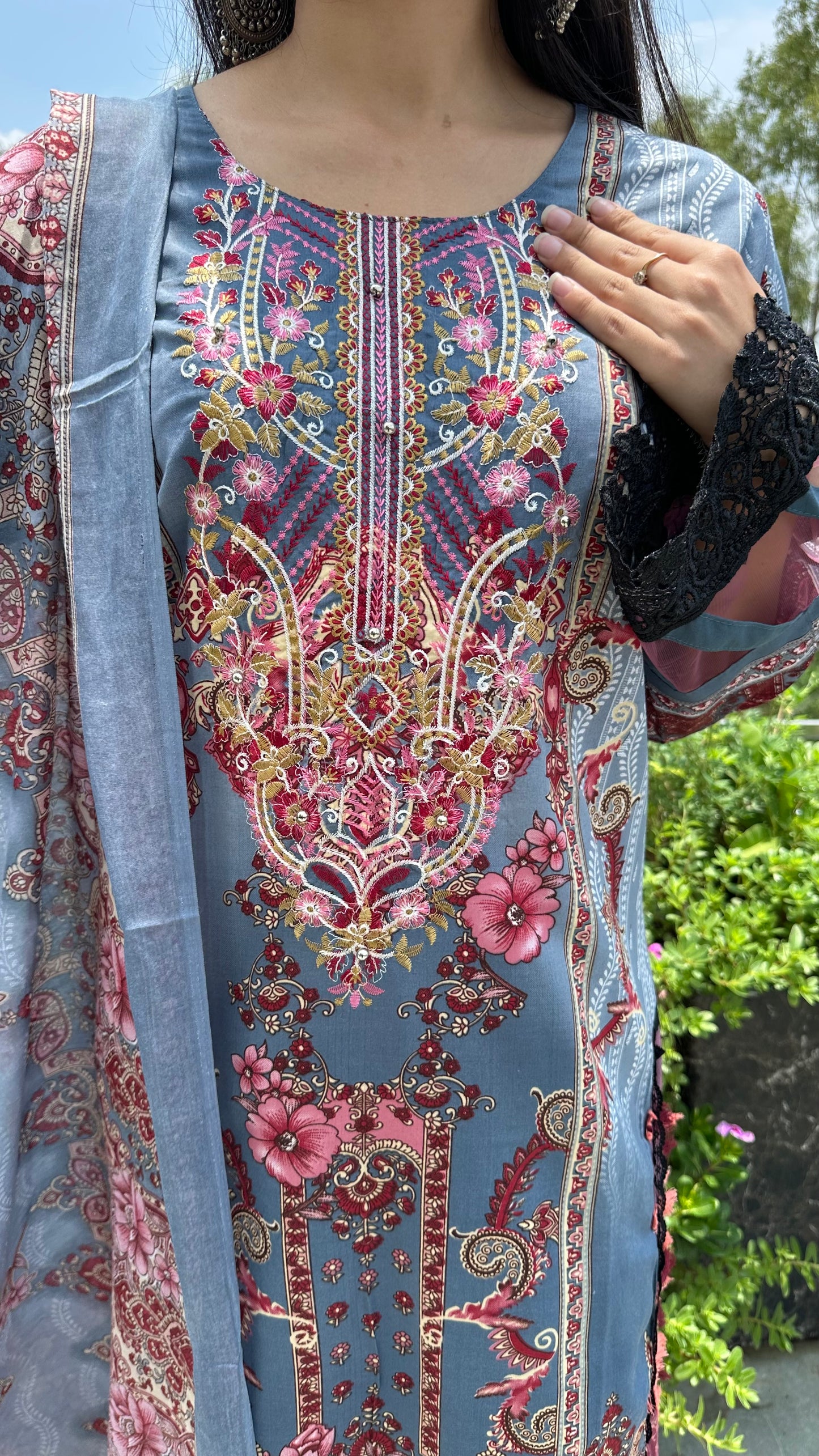 INDO COTTON FARSHI SET
