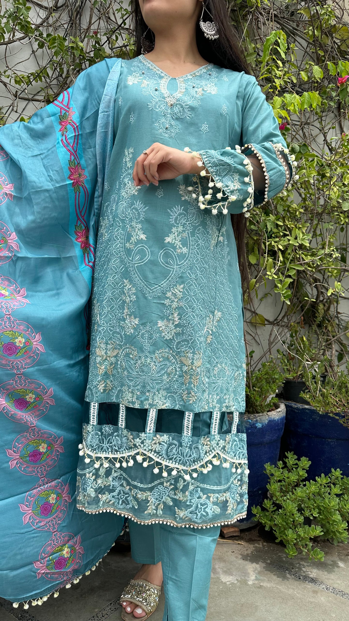 COTTON HEAVY EMBROIDERED SETS