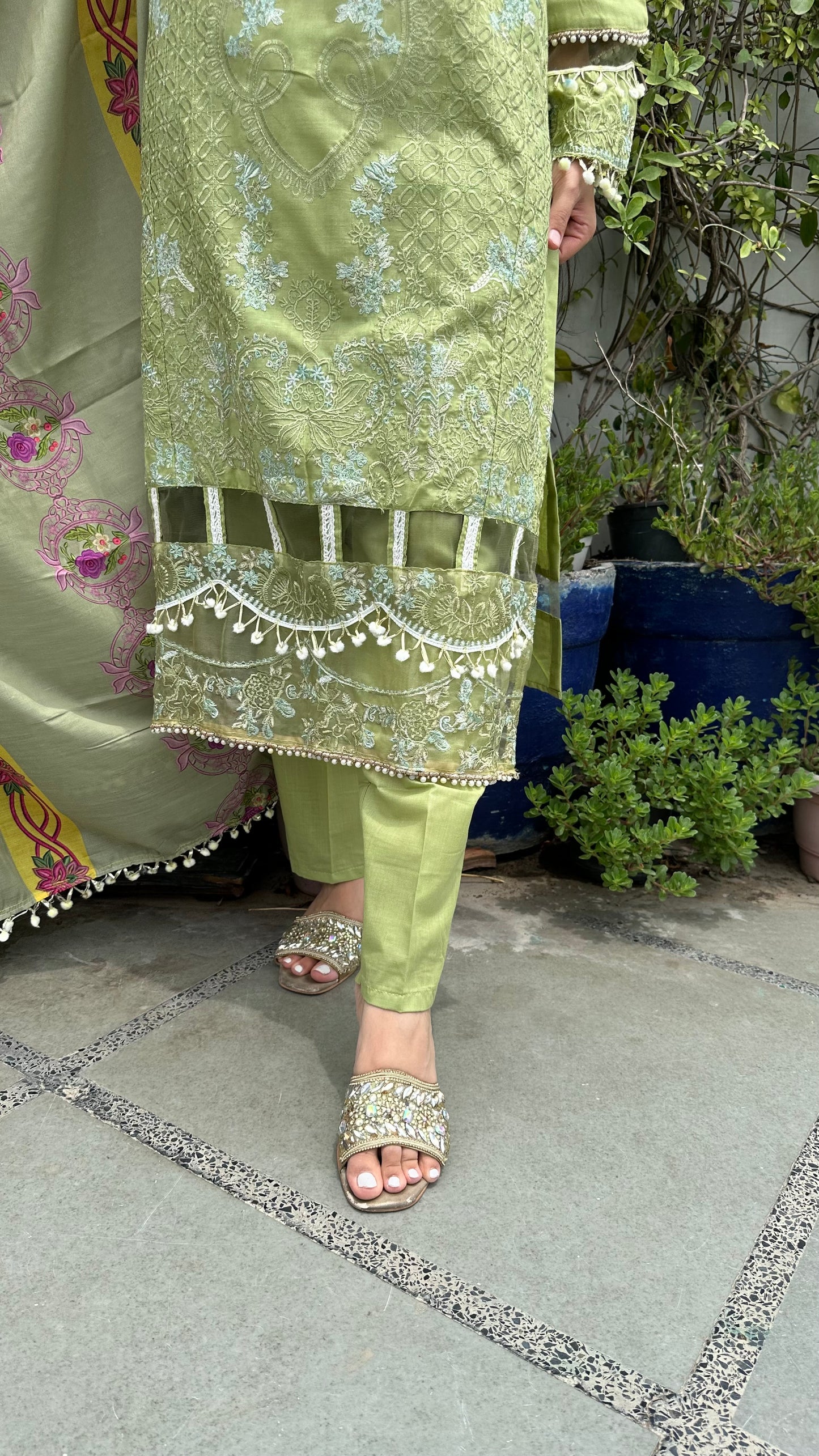 COTTON HEAVY EMBROIDERED SETS