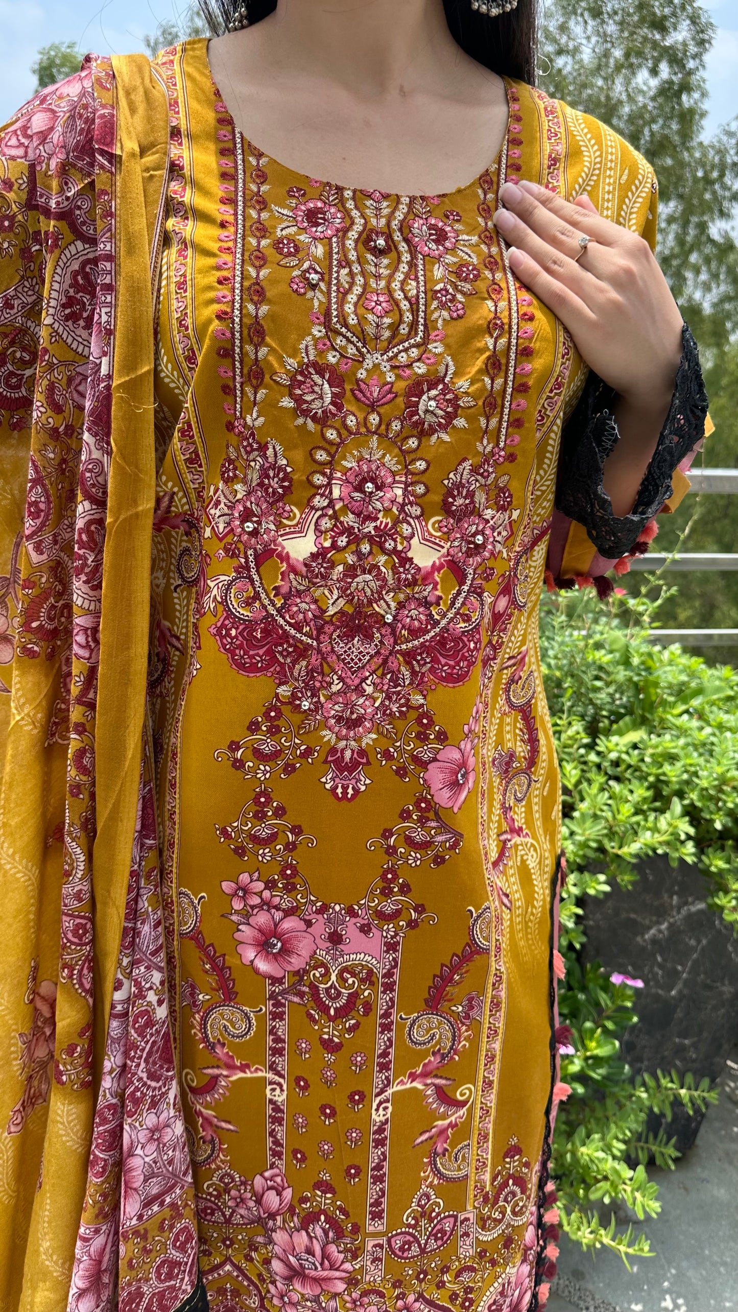 INDO COTTON FARSHI SET