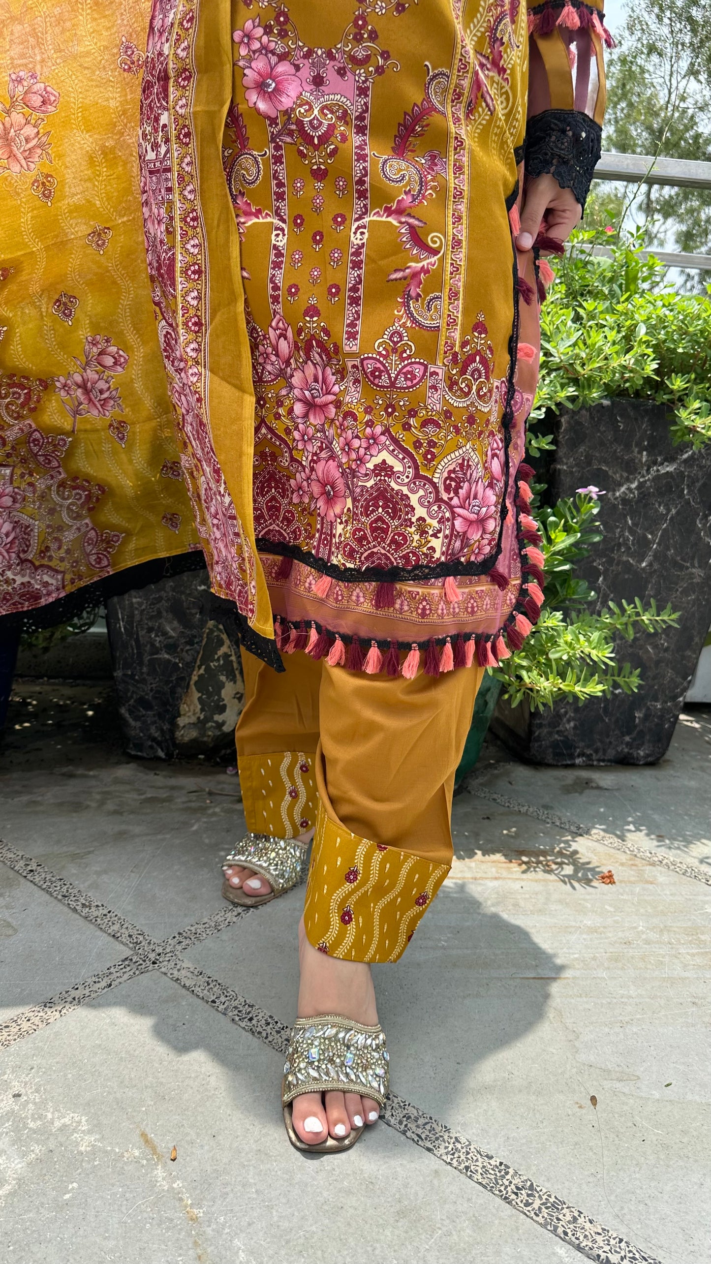 INDO COTTON FARSHI SET