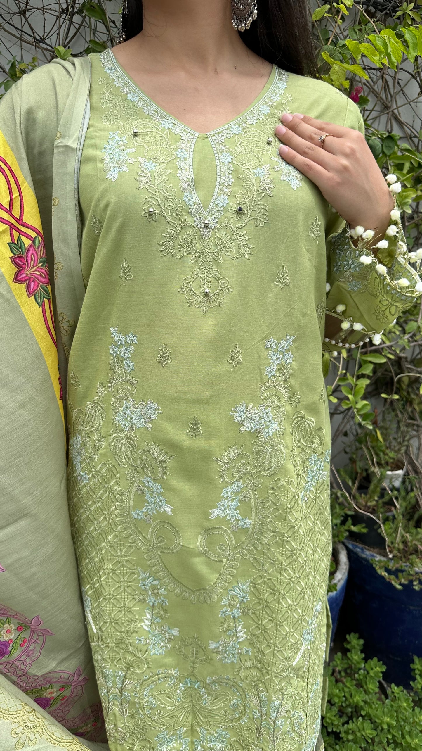 COTTON HEAVY EMBROIDERED SETS