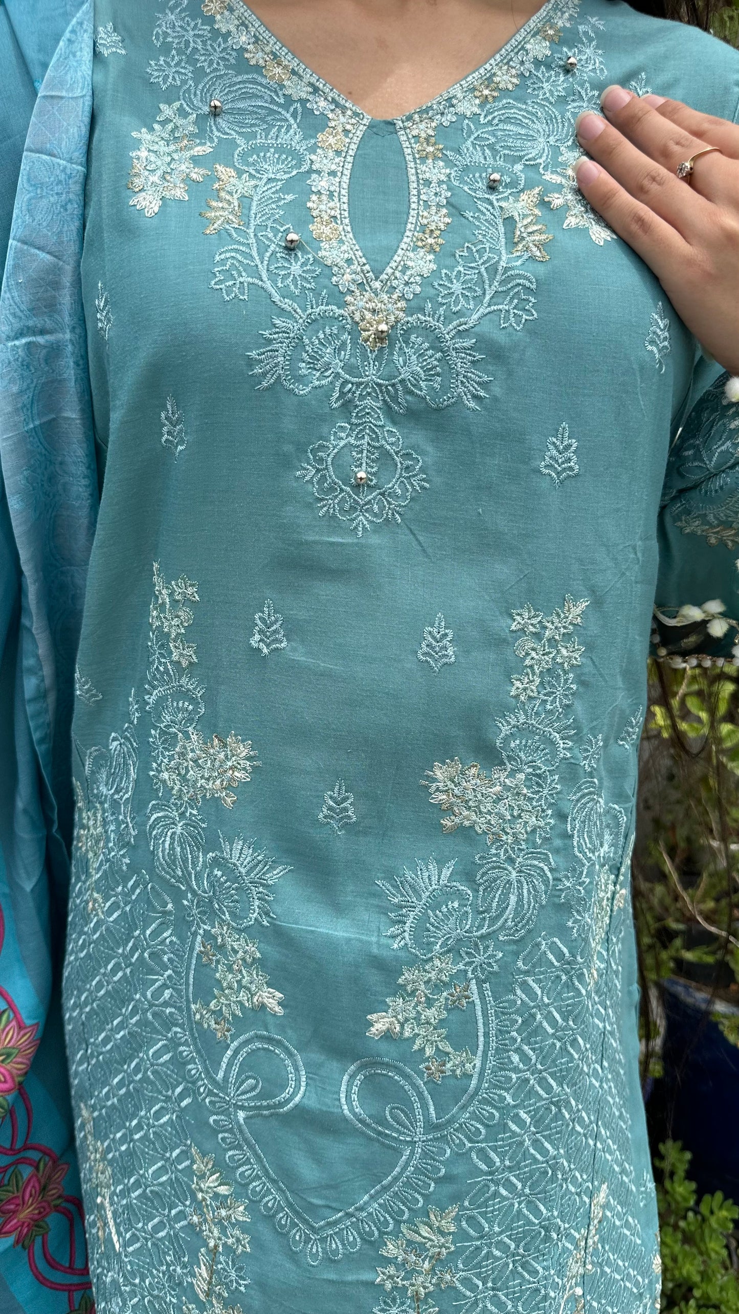 COTTON HEAVY EMBROIDERED SETS