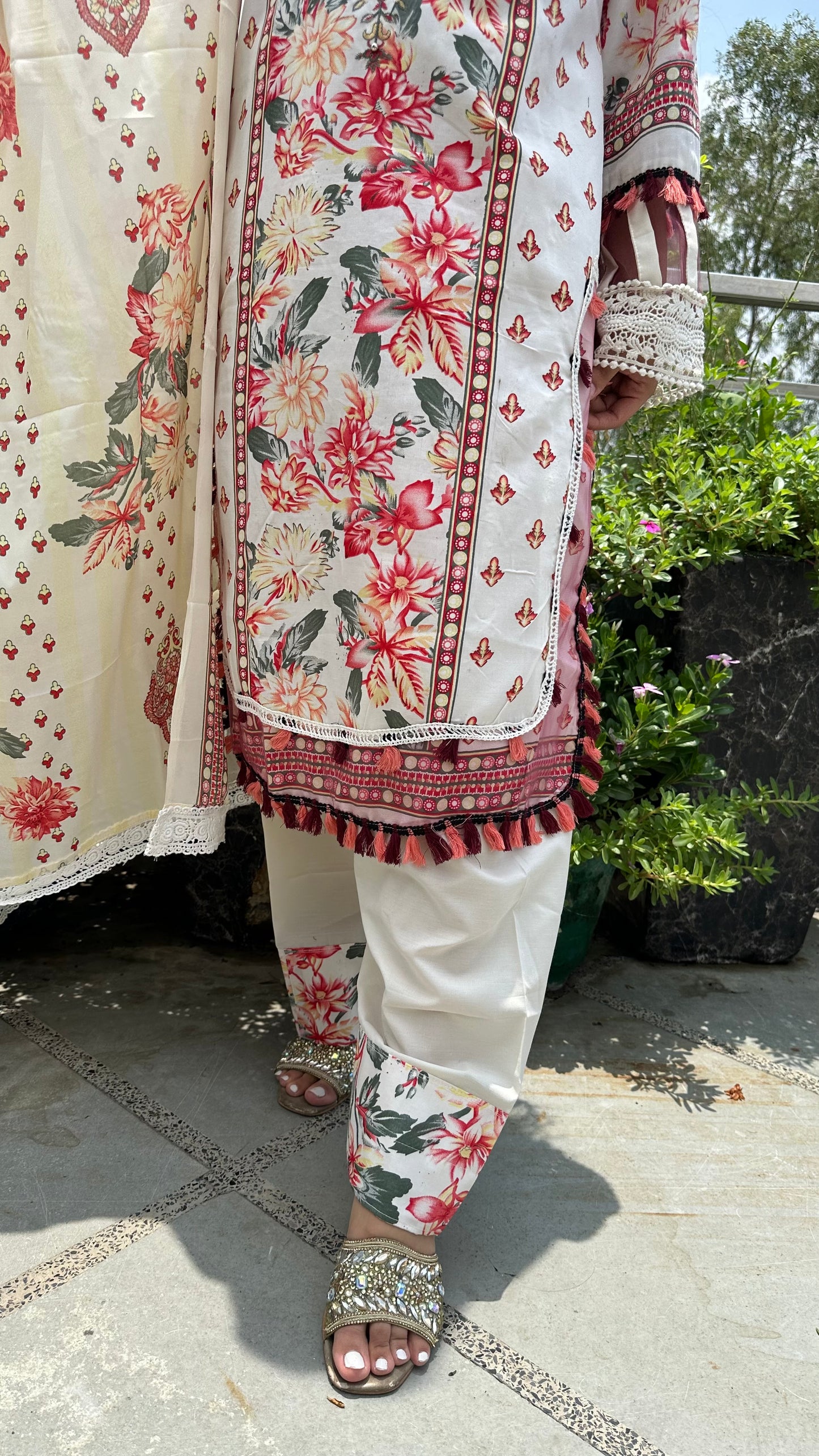 INDO COTTON FARSHI SET