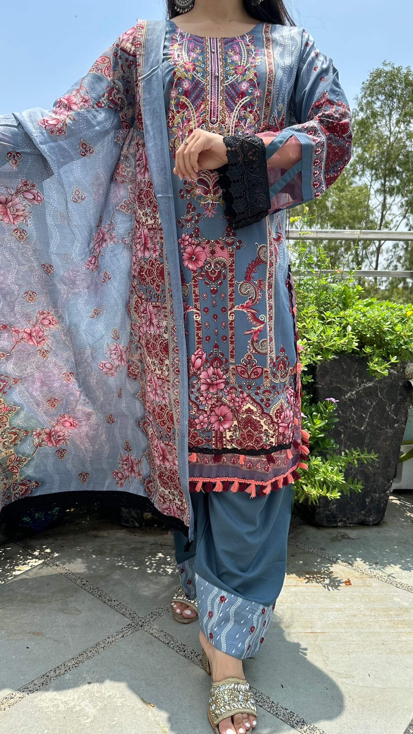 INDO COTTON FARSHI SET