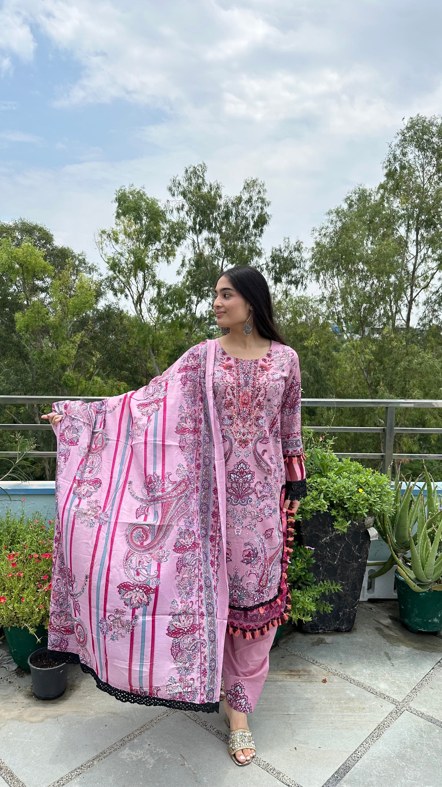 INDO COTTON FARSHI SET