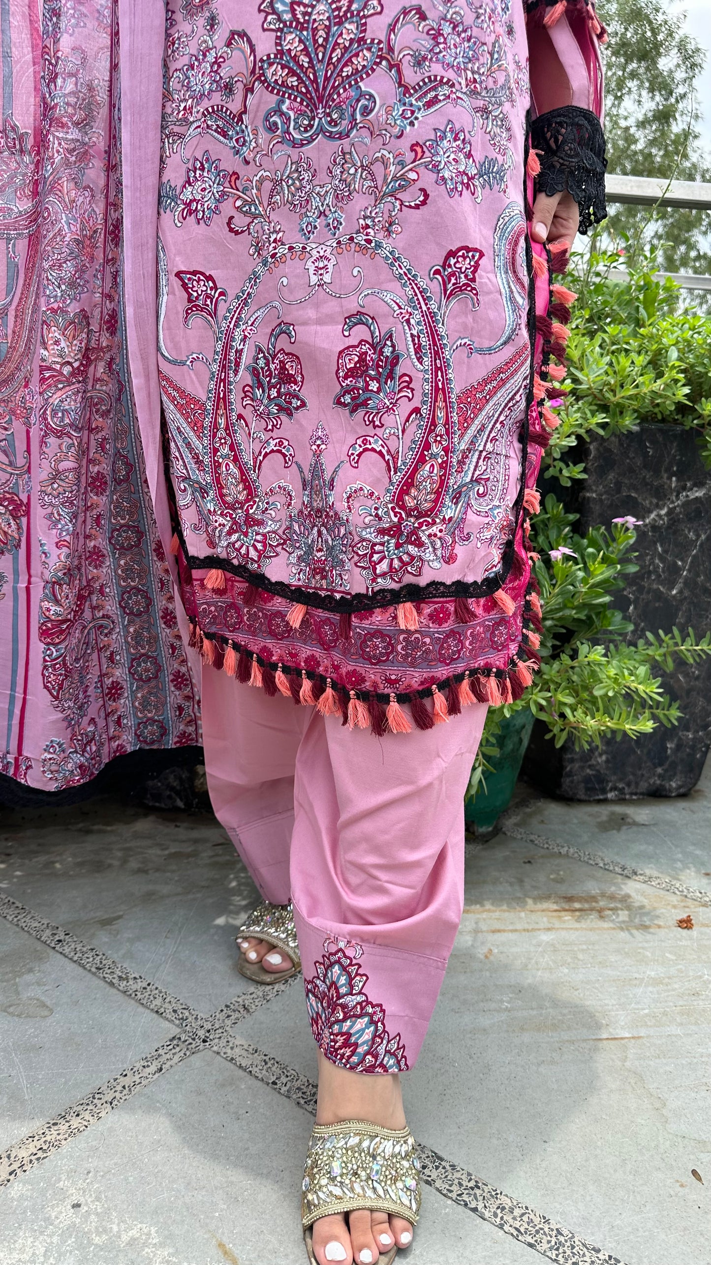 INDO COTTON FARSHI SET
