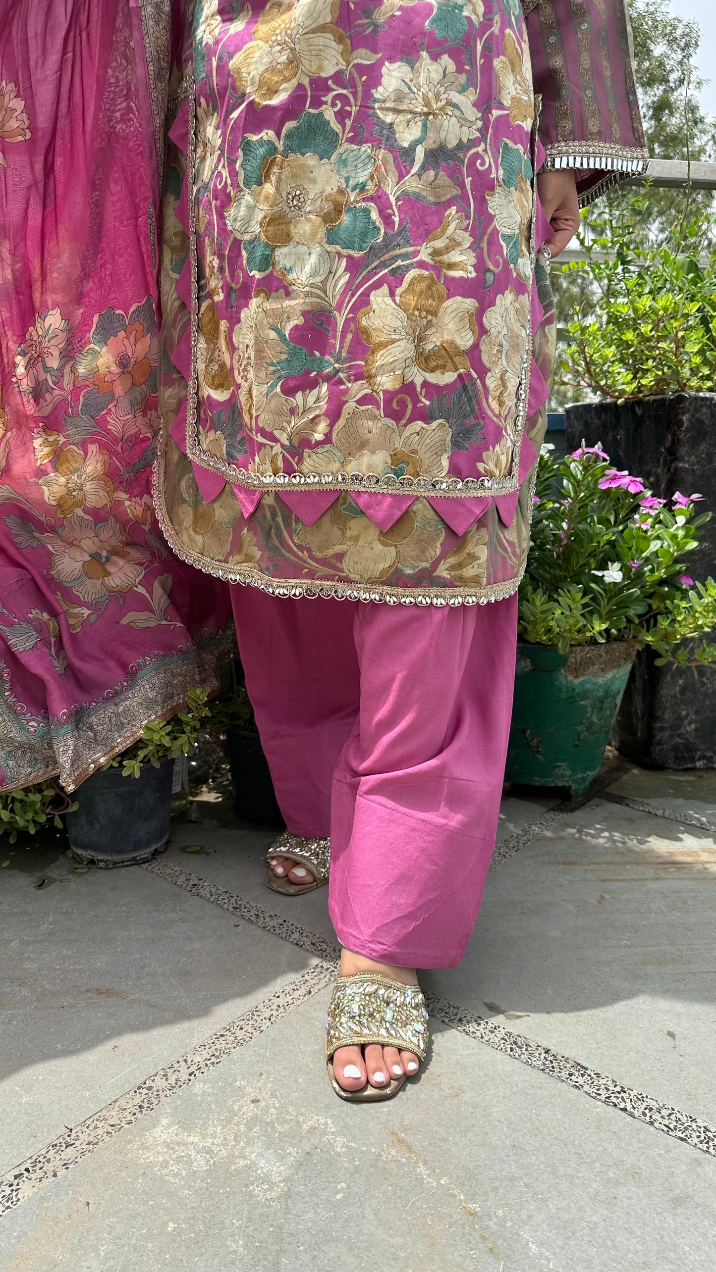 JAM COTTON PRINTED MIRROR FARSHI SETS
