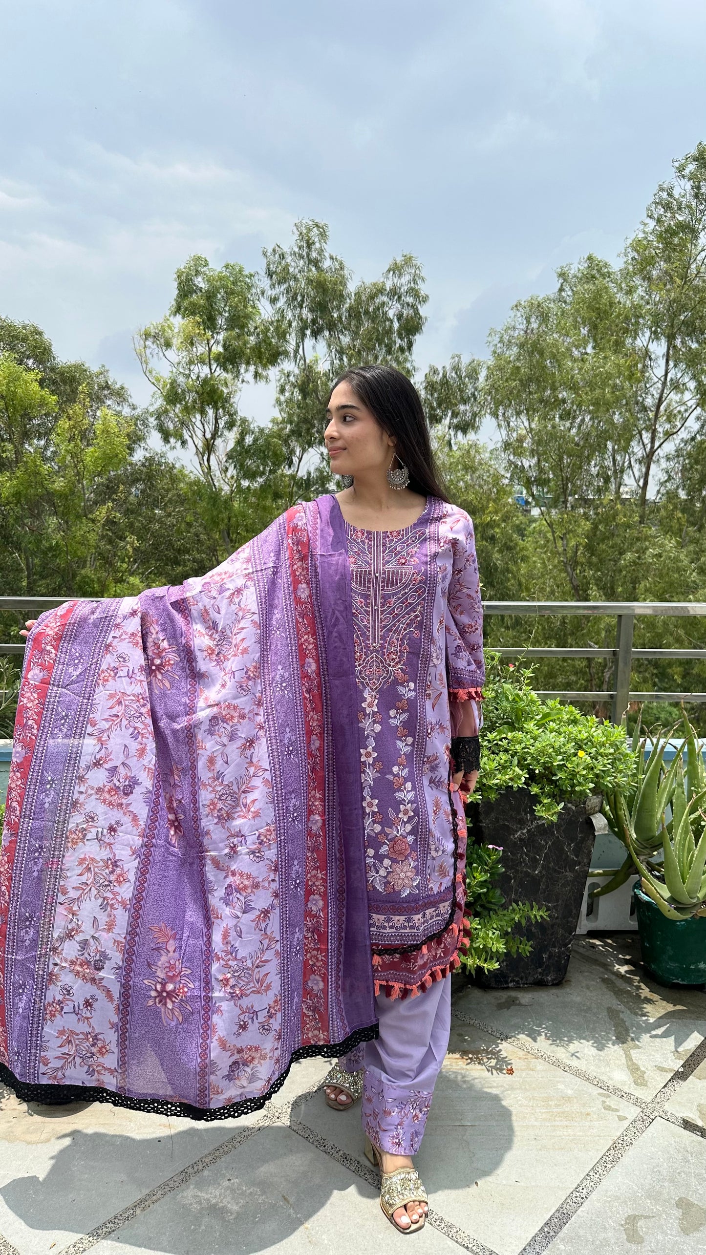 INDO COTTON FARSHI SET