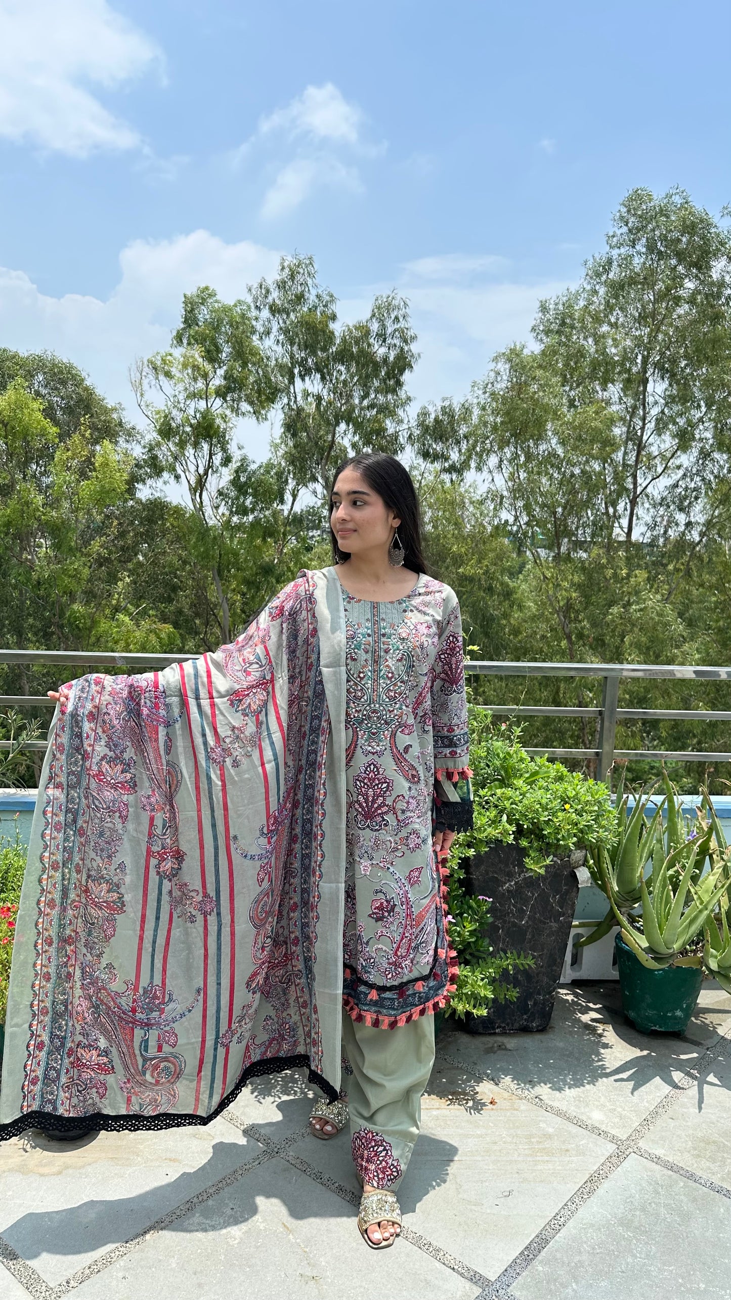 INDO COTTON FARSHI SET