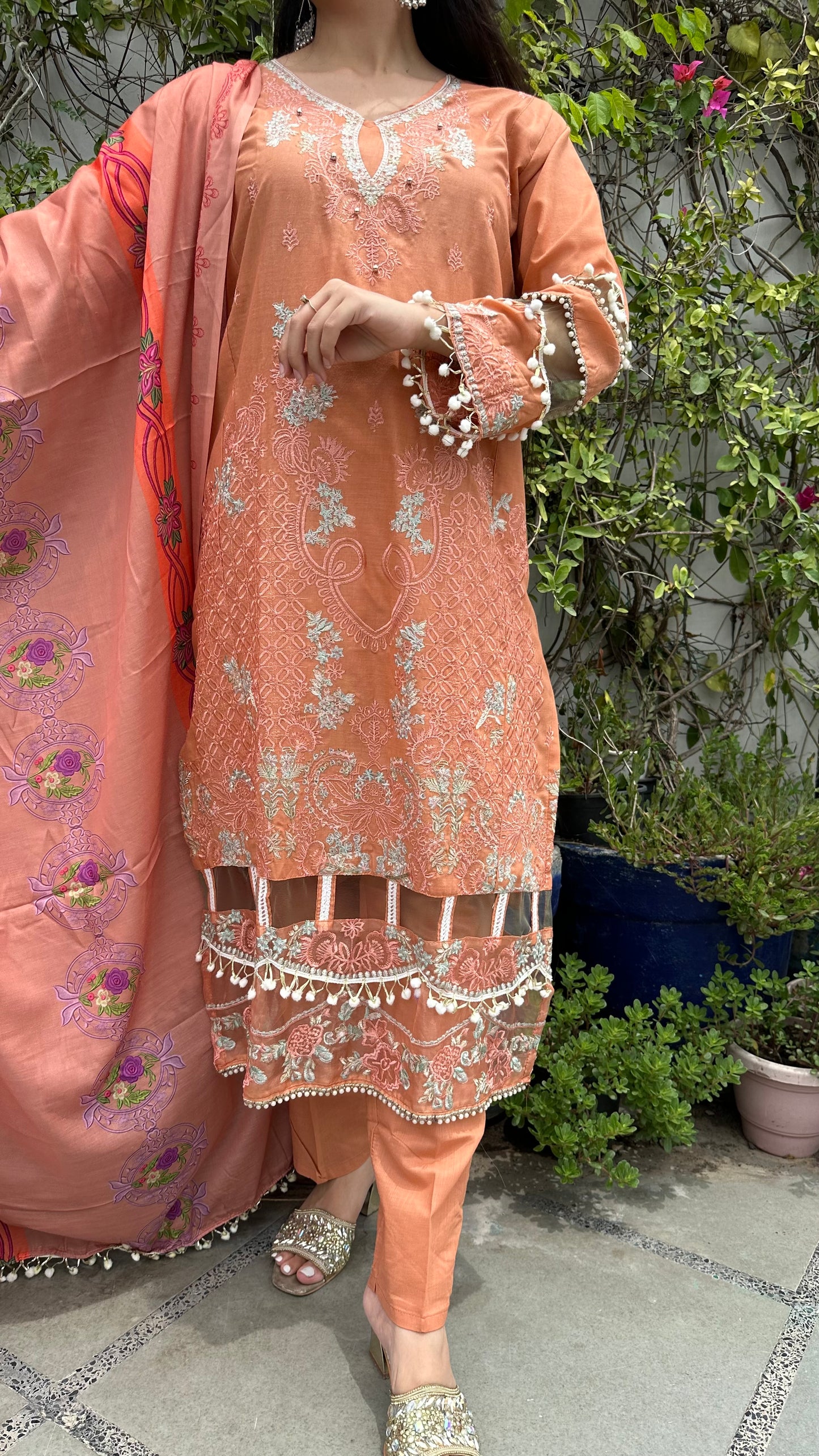 COTTON HEAVY EMBROIDERED SETS