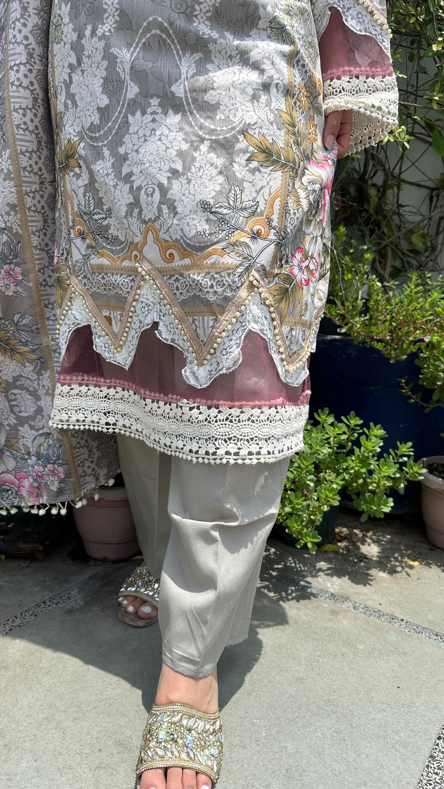 INDO COTTON GREY SET