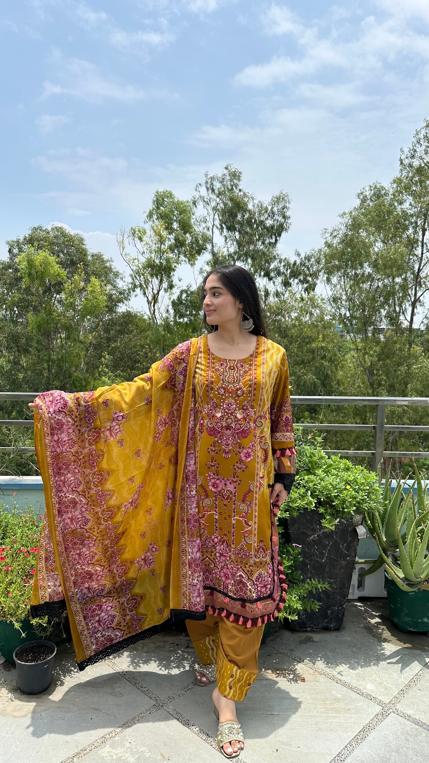INDO COTTON FARSHI SET