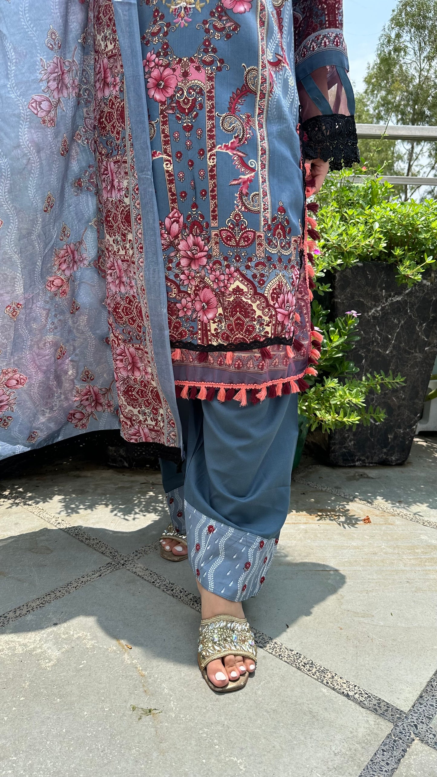 INDO COTTON FARSHI SET
