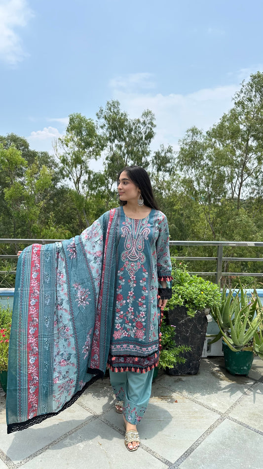 INDO COTTON FARSHI SET