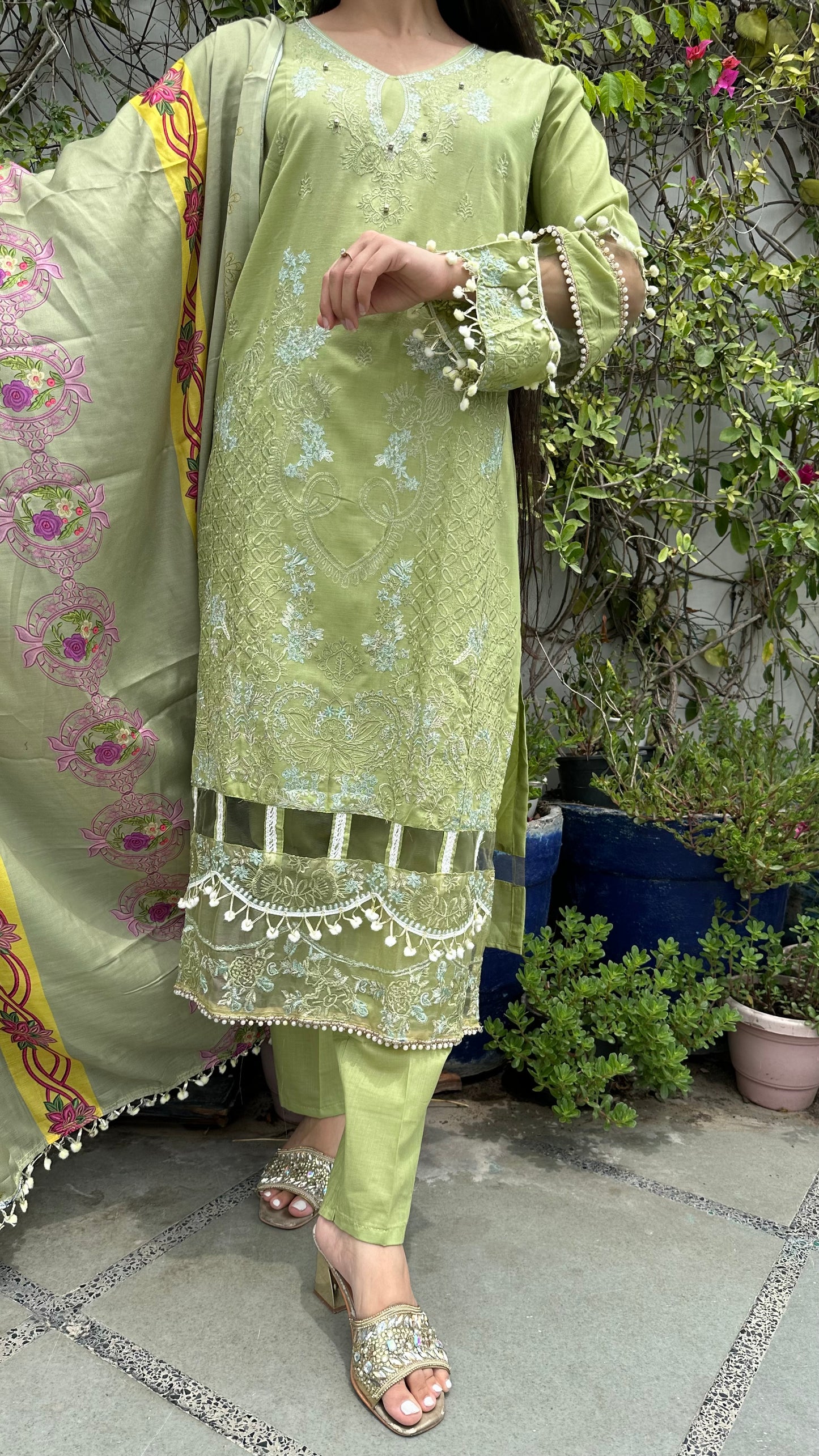COTTON HEAVY EMBROIDERED SETS