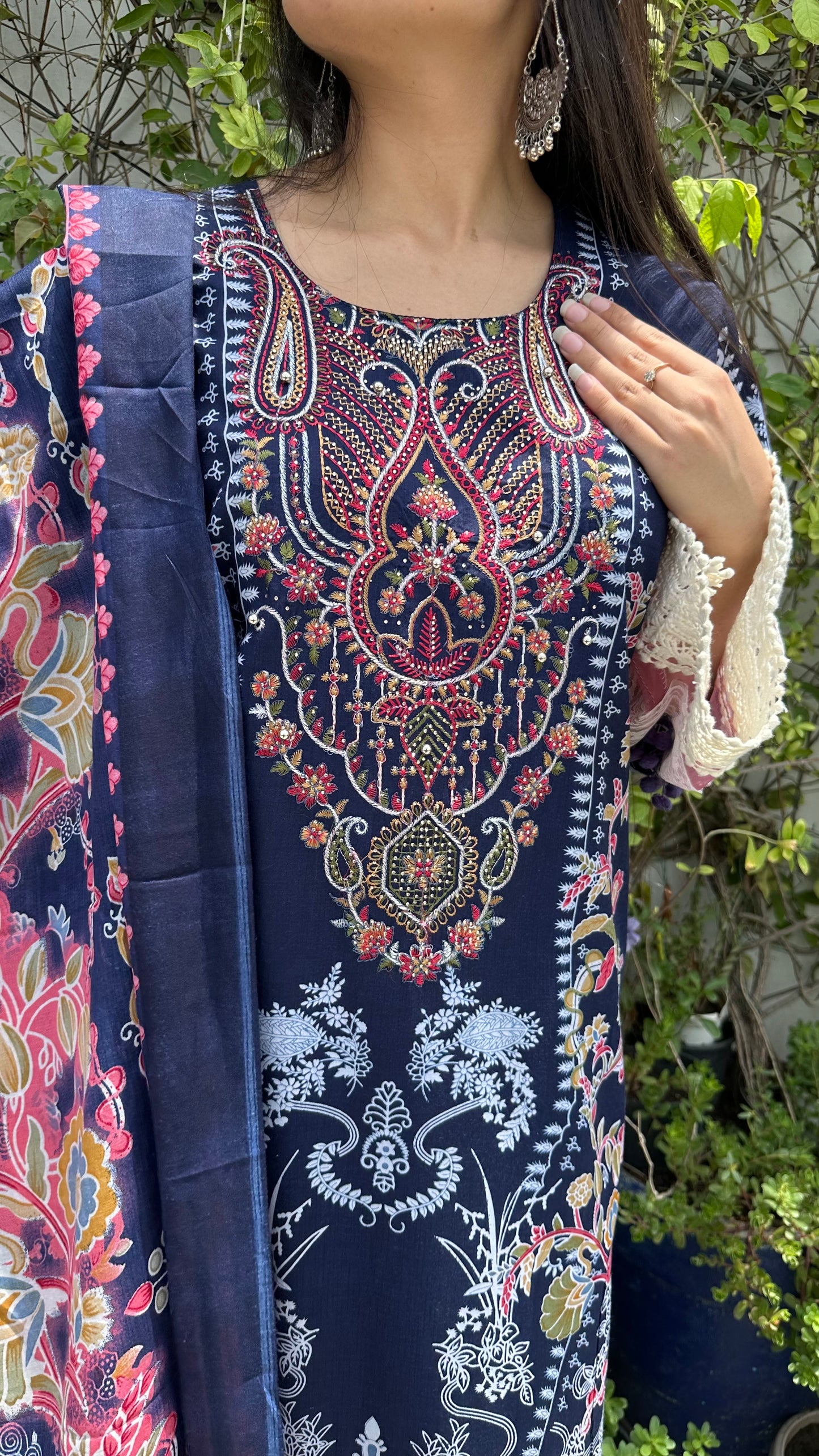 INDO COTTON D.BLUE SET