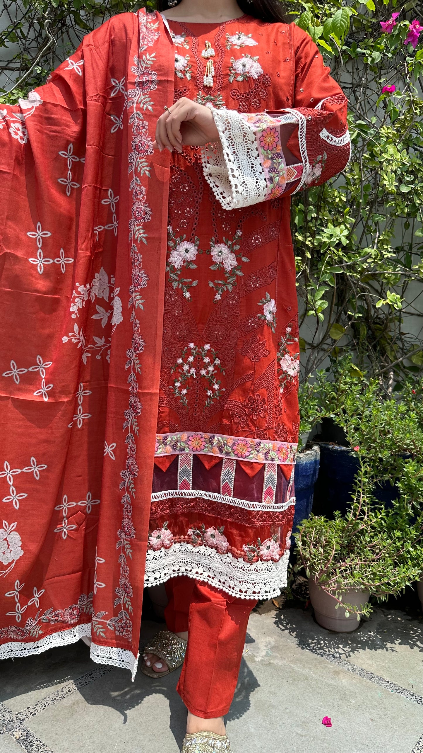 PURE COTTON EMBROIDERED SETS