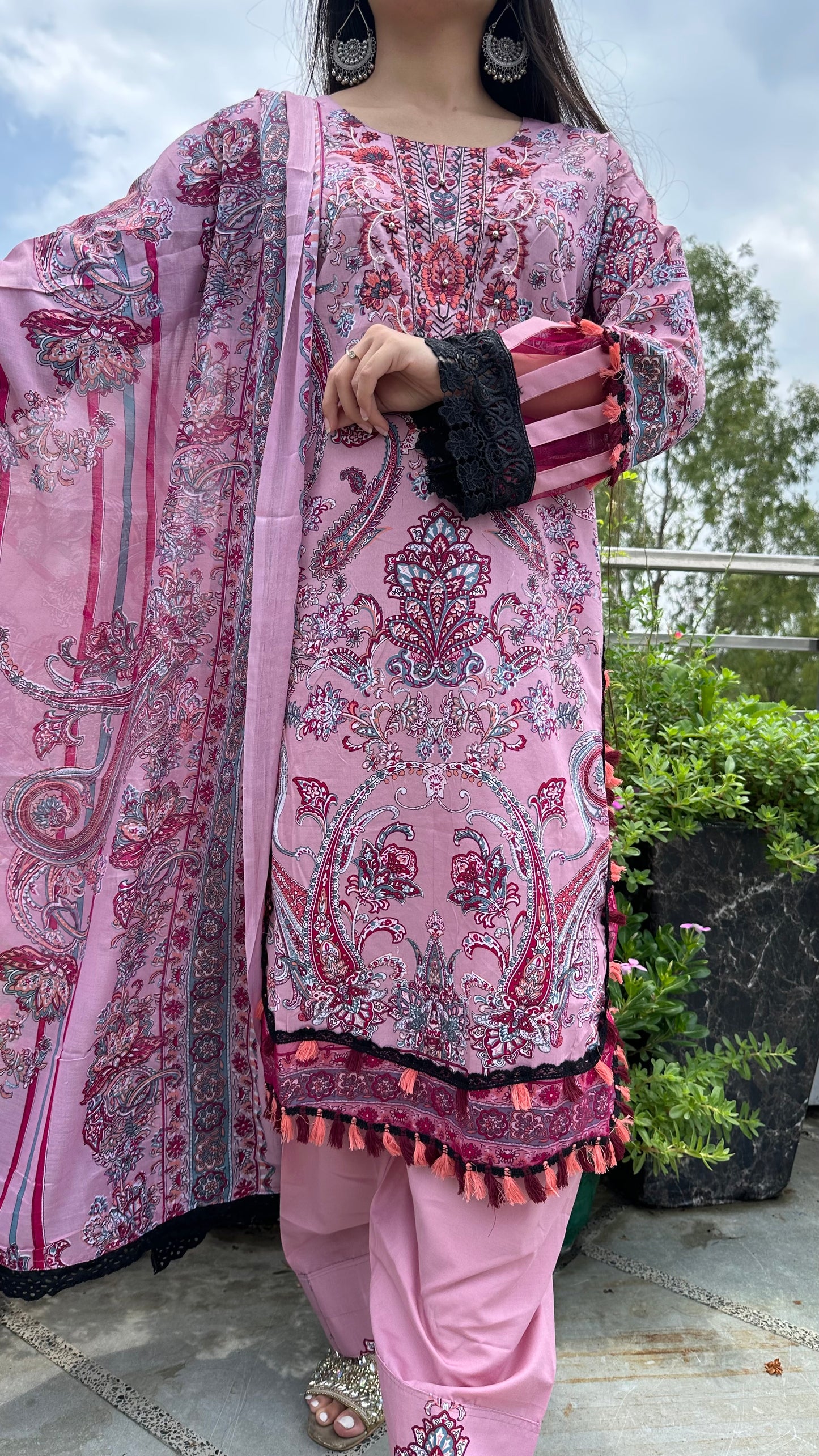 INDO COTTON FARSHI SET