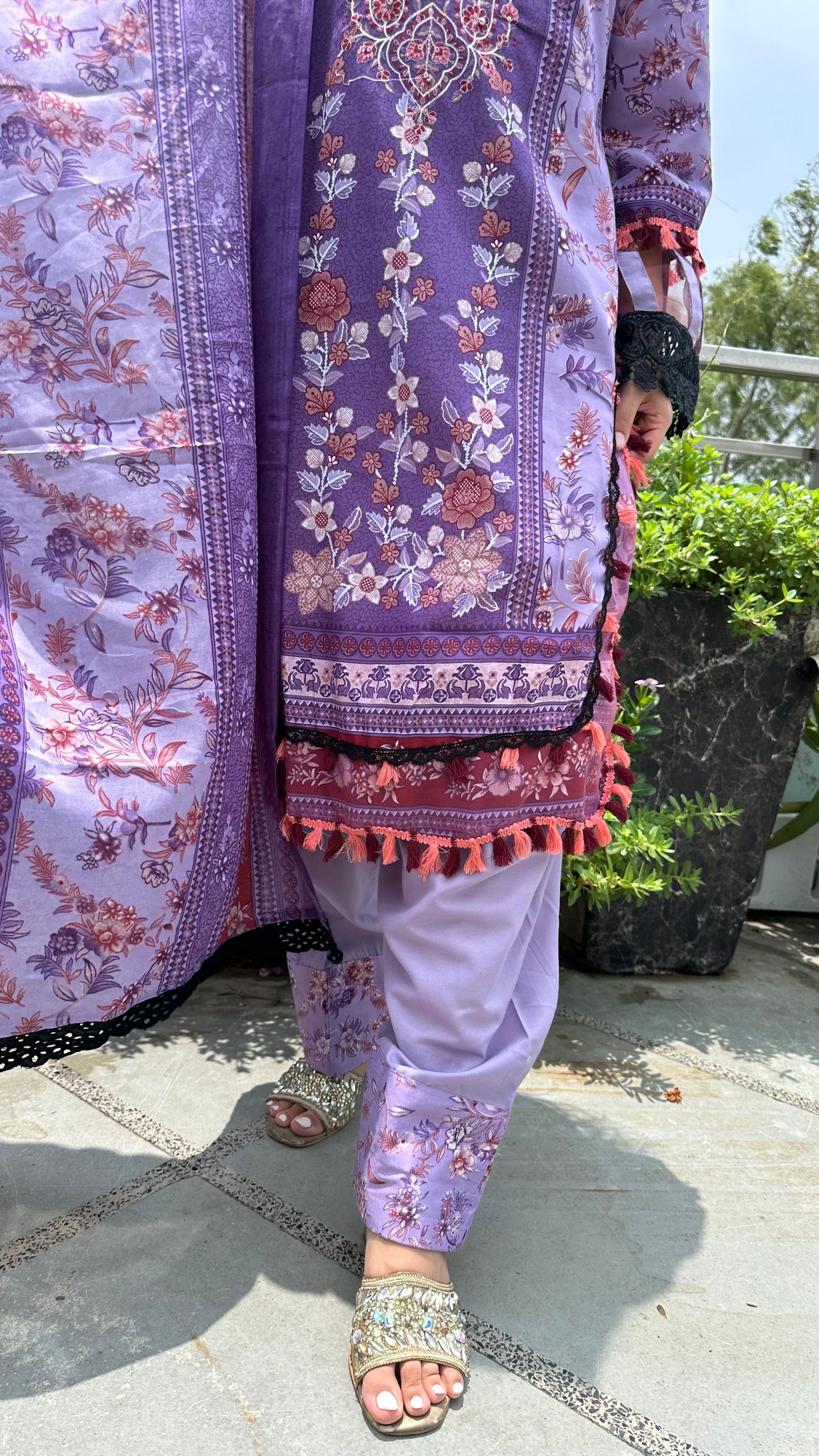 INDO COTTON FARSHI SET