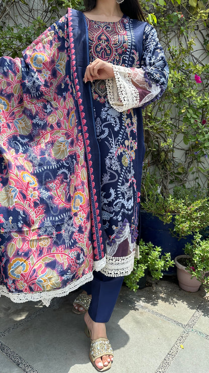 INDO COTTON D.BLUE SET