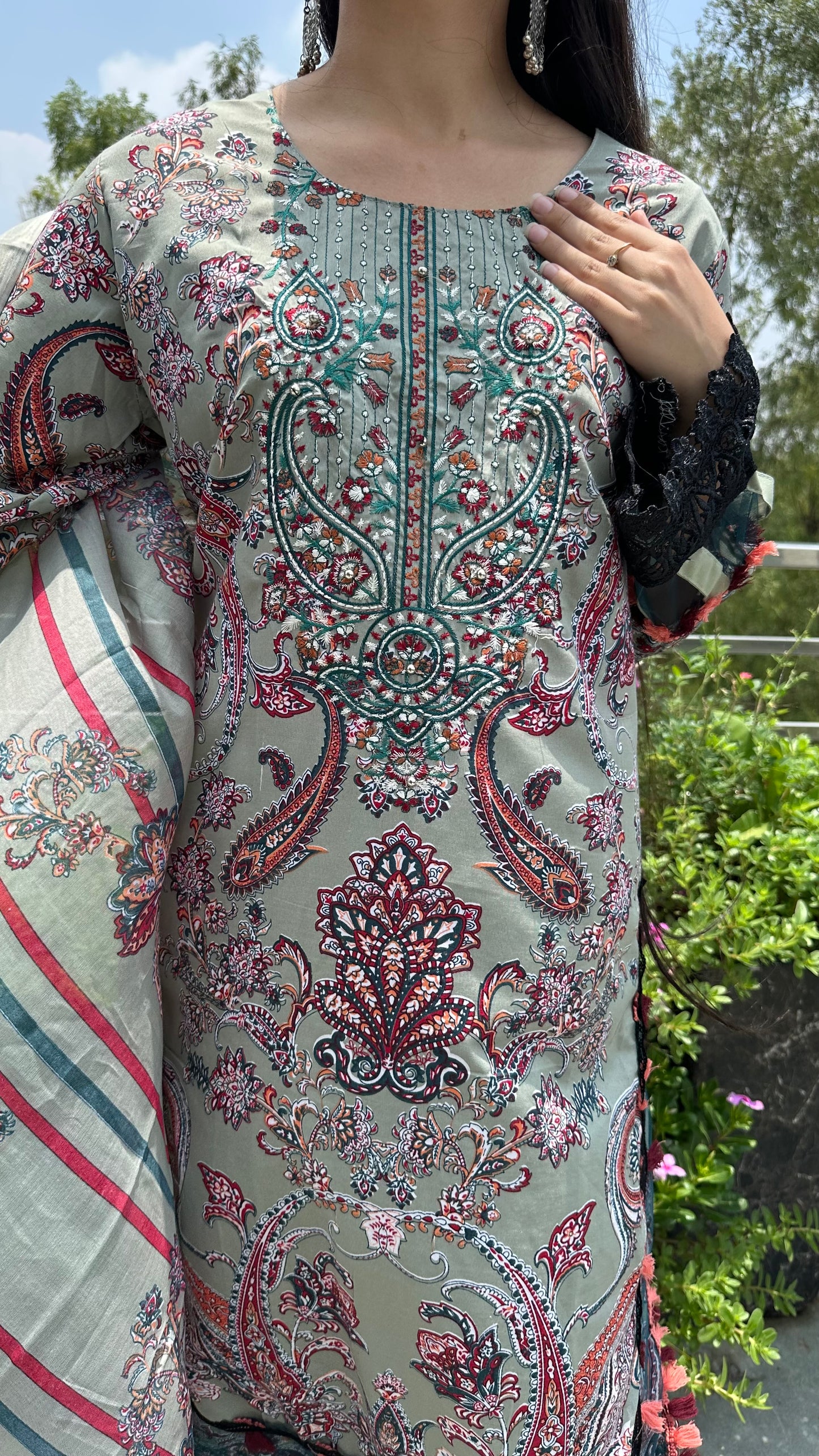 INDO COTTON FARSHI SET