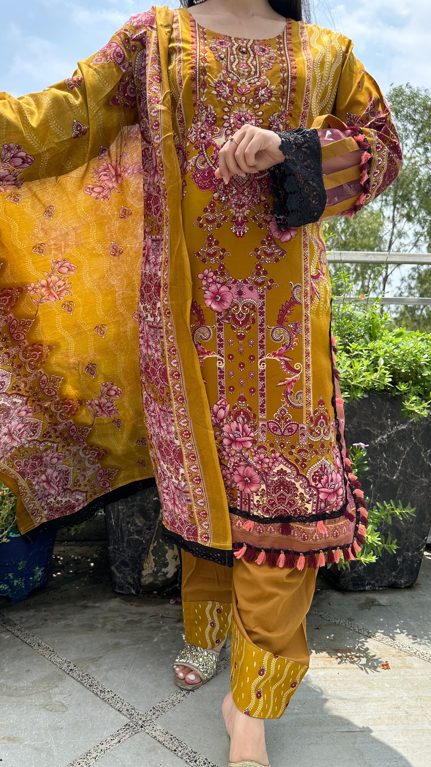 INDO COTTON FARSHI SET