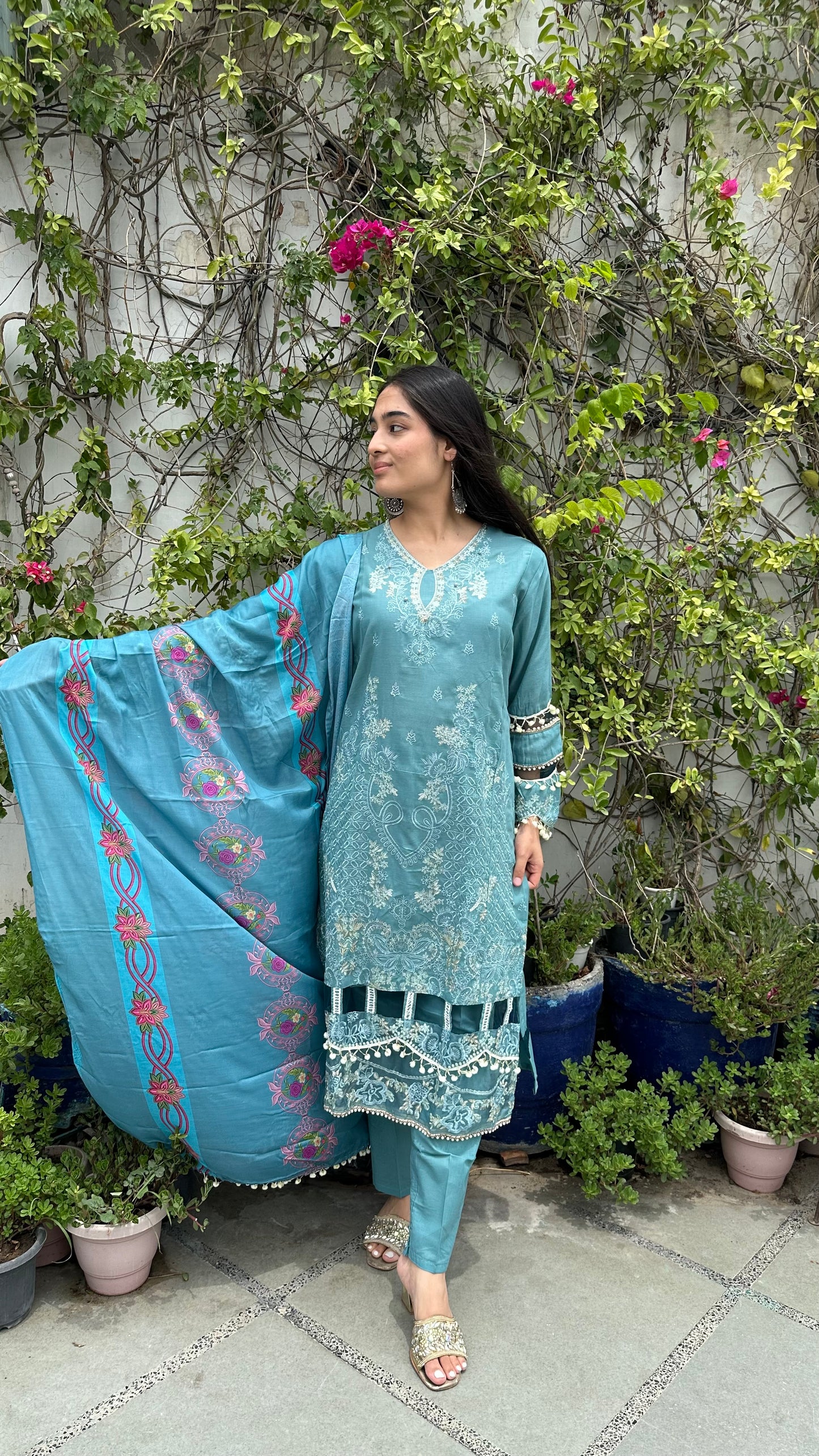 COTTON HEAVY EMBROIDERED SETS